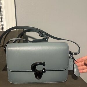 Coach Light Blue Studio Shoulder Bag